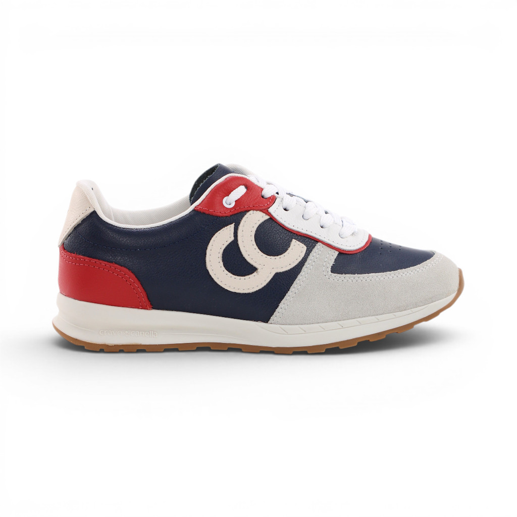 Tênis Cravo e Canella Multicolor Azul Vermelho e Cinza - Feminino