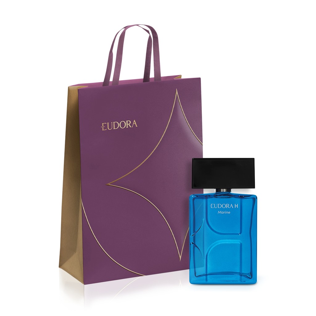 Combo Eudora H Marine: Desodorante Colônia 100ml + Sacola