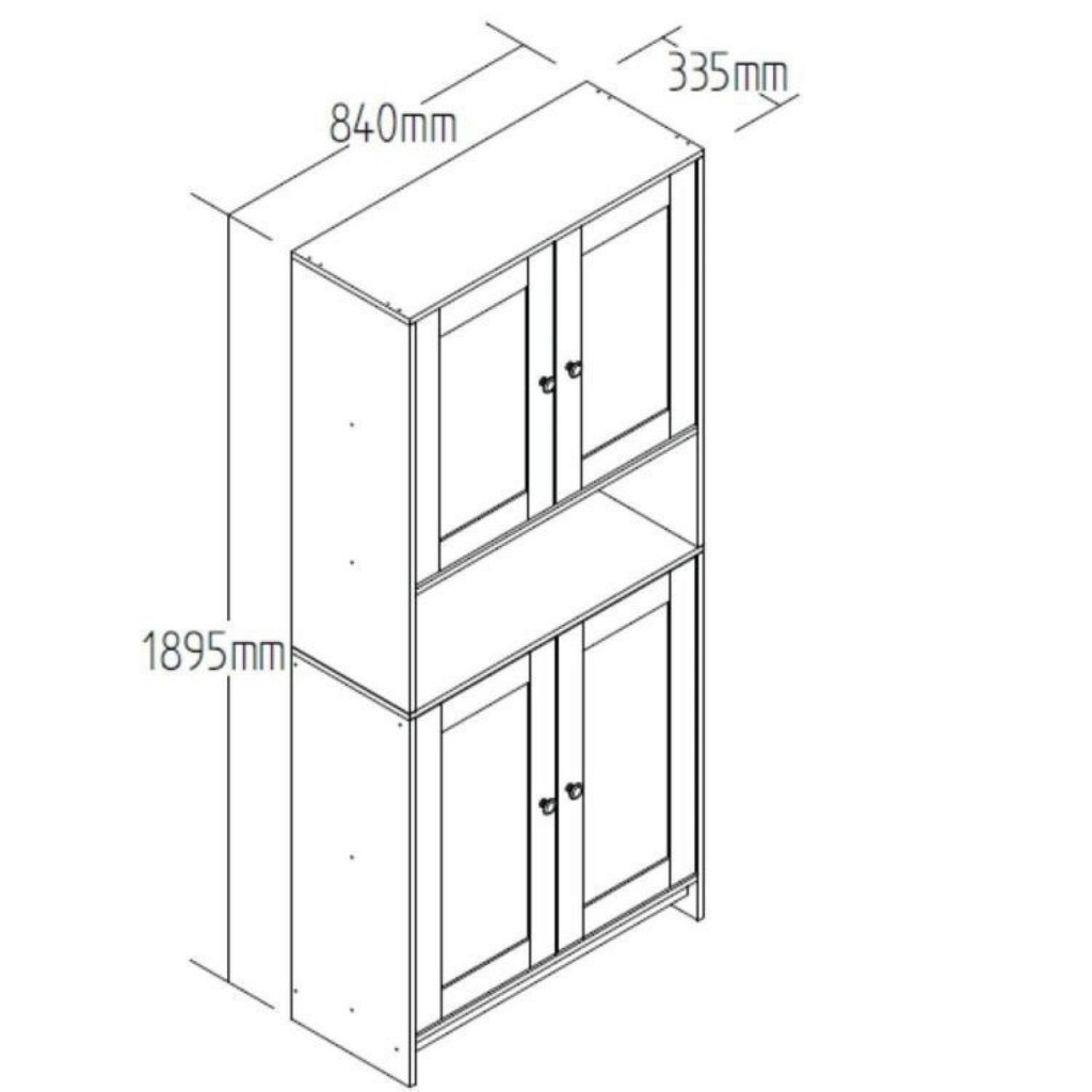 Conjunto Modulado de Armários para Cozinha Americano 3 Peças