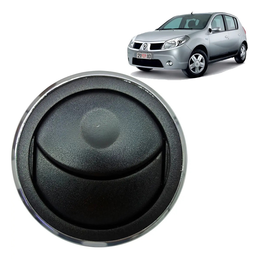 Difusor De Ar Logan Sandero Duster Filete Cromado 2007 2014