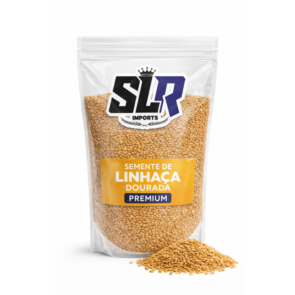 Semente de Linhaça Dourada Premium Natural