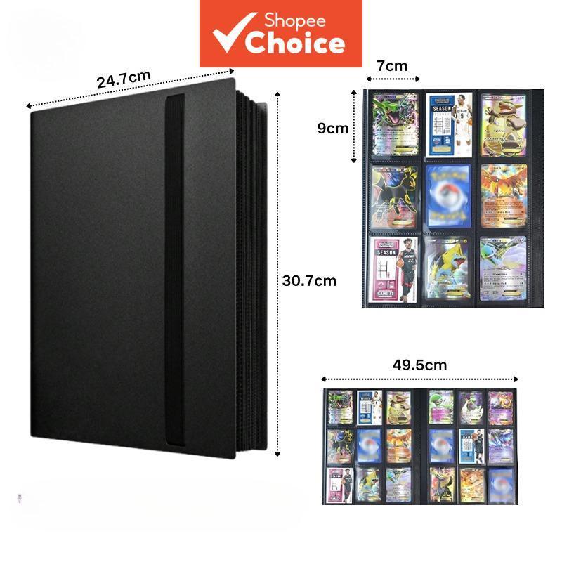 Álbum De Cartões Fotográficos 160 360 480 Slots Porta-Organizador 9 Bolso Armazenamento Arquivo Livro Pokemon Kpop Cartã