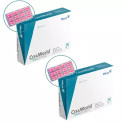 02 CefaWorld 150 mg Cães e Gatos Com 12 Comprimidos - World