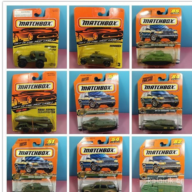 Tanque Matchbox, Hummer, veículo anfíbio blindado, modelo de carro em liga metálica, modelo de brinquedo infantil para m