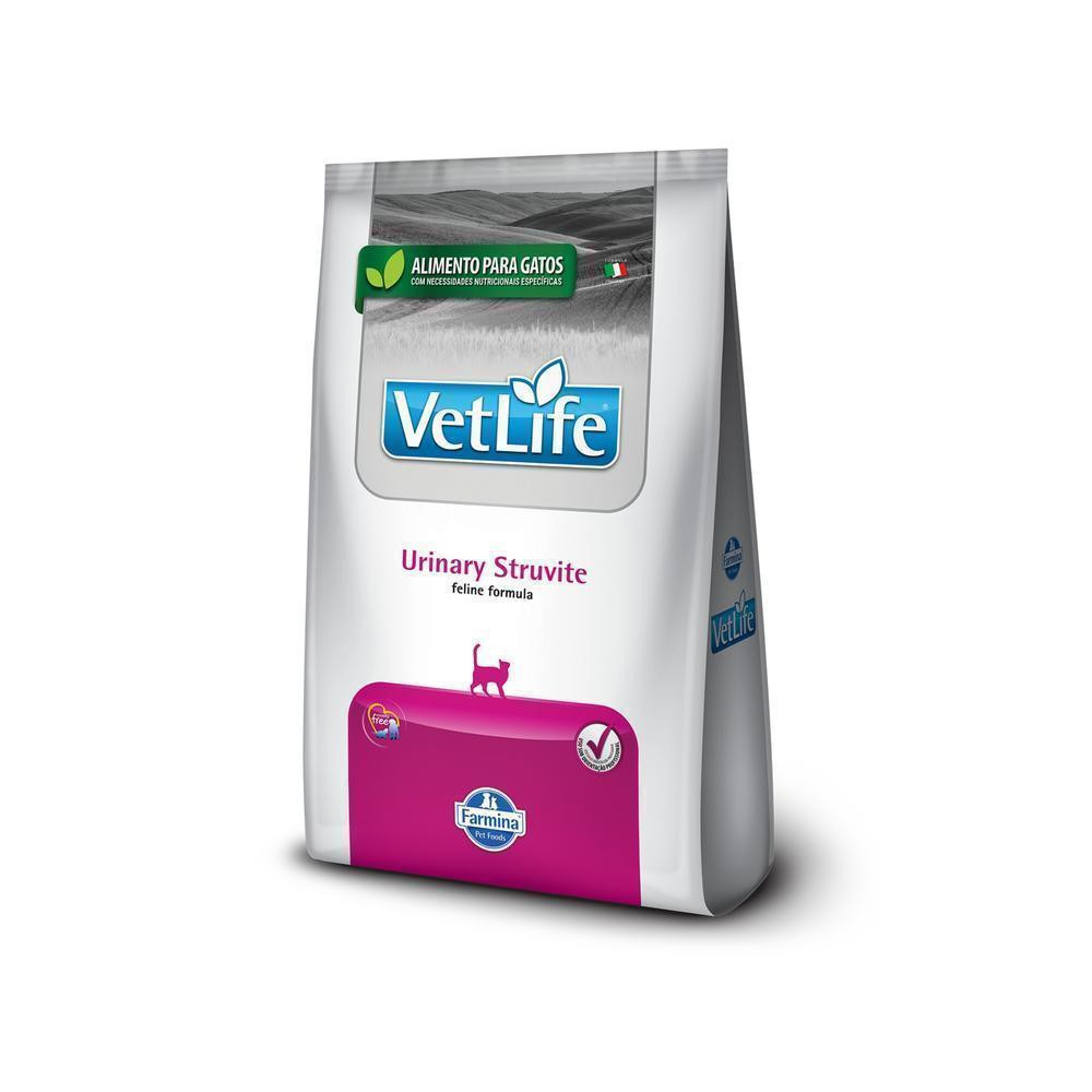Vet Life Urinary Struvite para Gatos Adultos de Todas as Raças 2Kg