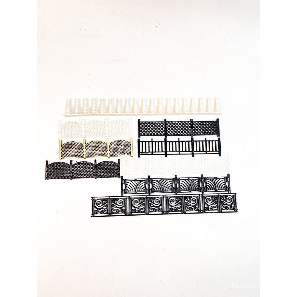 Modelo de cerca para construção, guarda-corpo, gradeamento de jardim, materiais artesanais DIY, cerca de villa, gradeame
