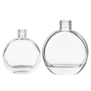 Kit 20 Frascos Atacado Redondo 30ml/50ml Rosca 13/18 para Perfumes Vidro Transparente Refil Sem Spray, Essência em Oferta na Shopee