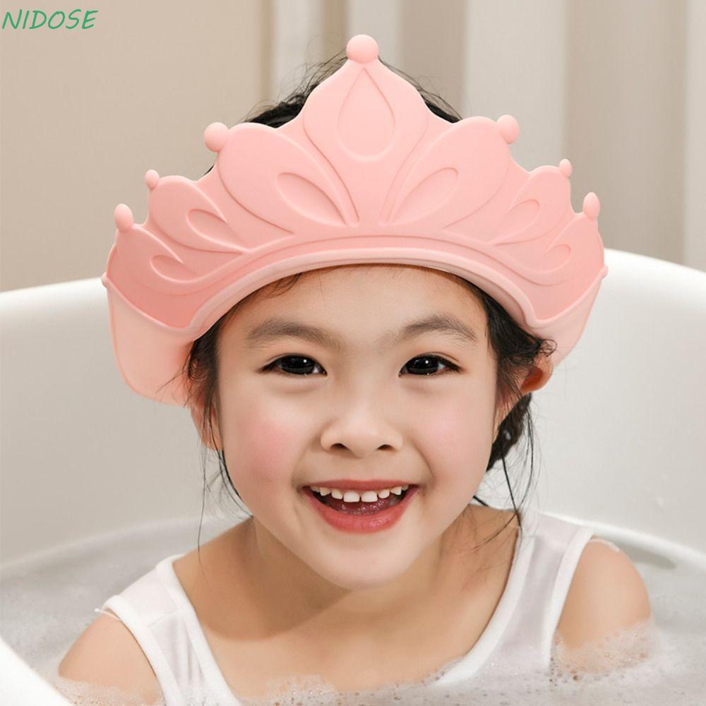 Chapéu De Lavagem De Cabelo NIDOSE , Silicone Para Chá De Bebê Com Proteção De Ouvido , Boné De Shampoo Ajustável À Prov