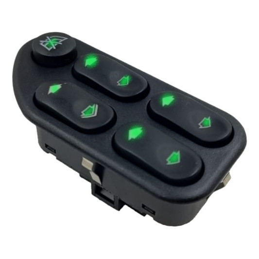 Botao INTERRUPTOR Vidro Eletrico Quadruplo Lado Motorista Fiesta 2003 2004 2005 2006 2007 2008 2009 2010 2011 2012