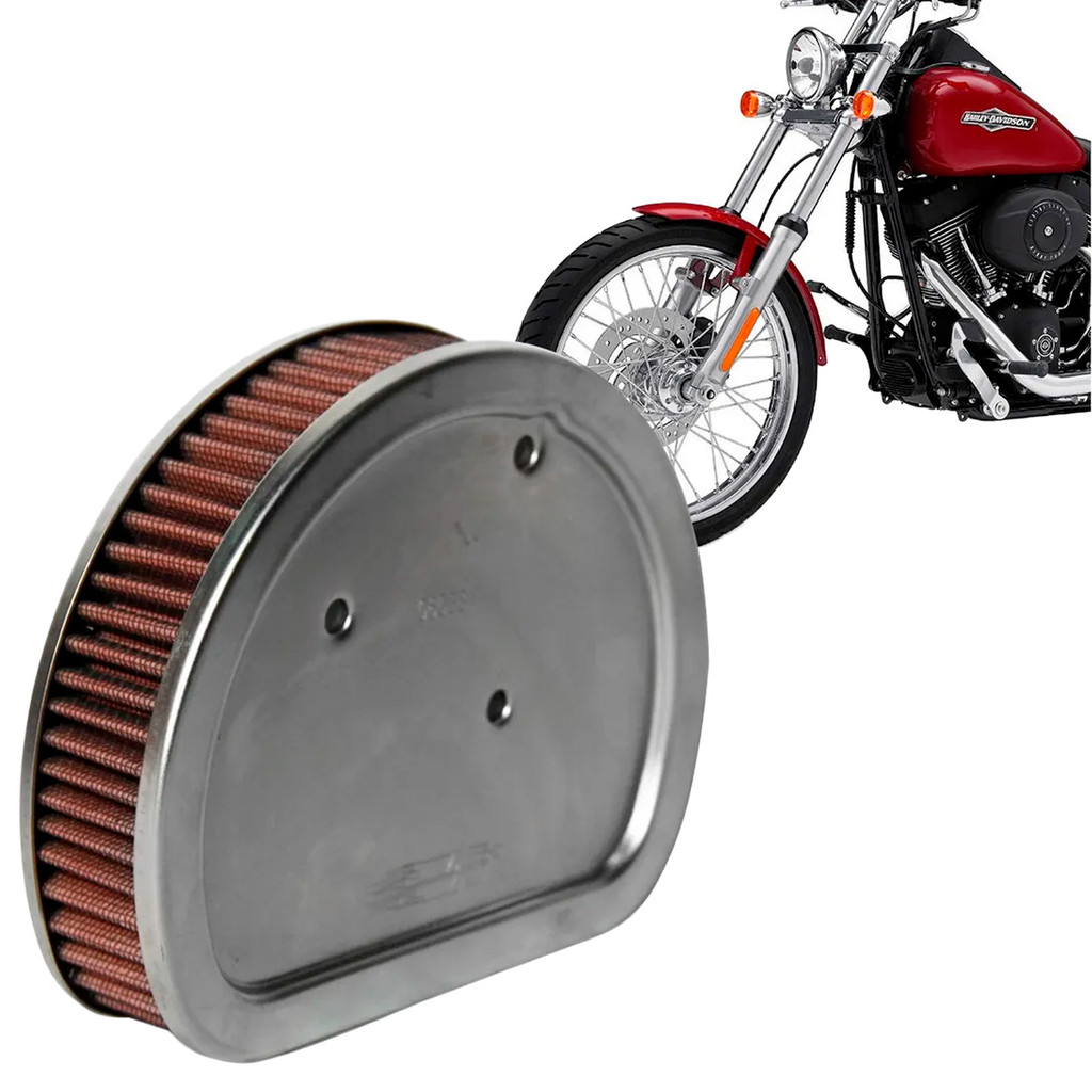 Filtro Ar Moto K&N Harley Davidson Twin Cam Night Train 00 01 02 03 04 05 06 07 08 09
