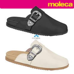 Mule Clog Moleca Feminino Fivela Western Conforto Original Casual