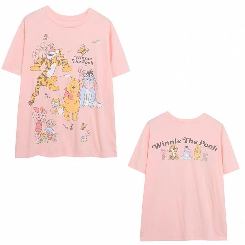 Comércio exterior verão bonito brincalhão Casual topo moda redução de idade impressão dos desenhos animados senhoras cam