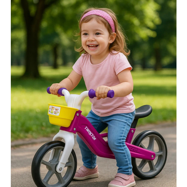 Bicicleta Equilíbrio Infantil Sem Pedal Menino Menina Banco Ajustável Leve Segura Aprender Pedalar