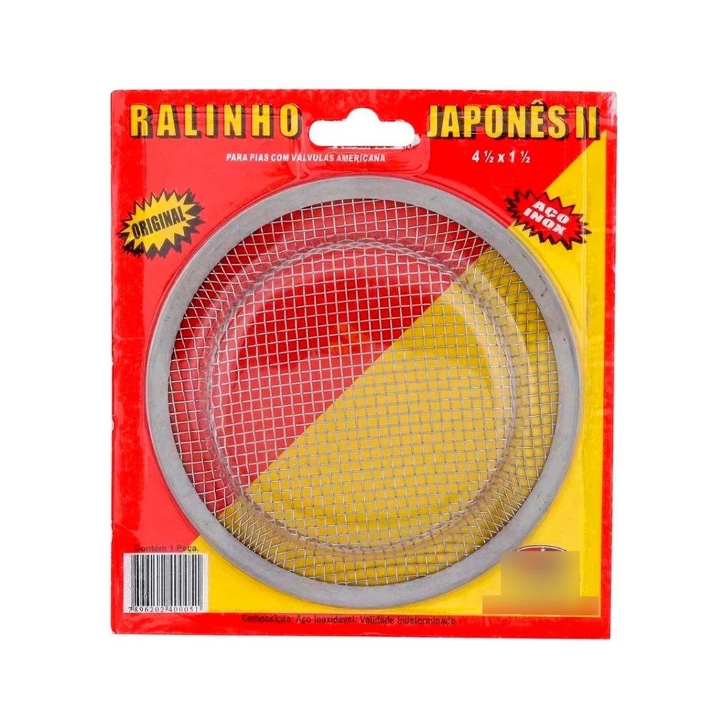 20 Ralo Para Pia, Lavatório E Tanque C/ Tela Inox 10,5cm
