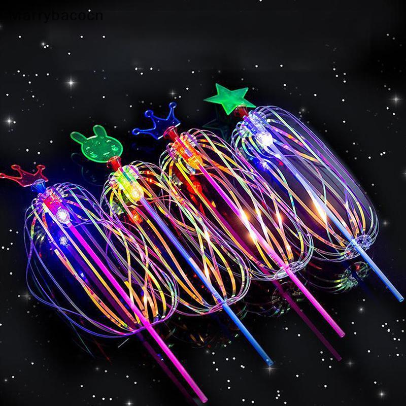 [MAR] Halloween Rainbow Magic Sti Wand LED Bolha Colorful Brinquedo Luminoso Varinha Piscante Toy Brinquedos Infantis Le