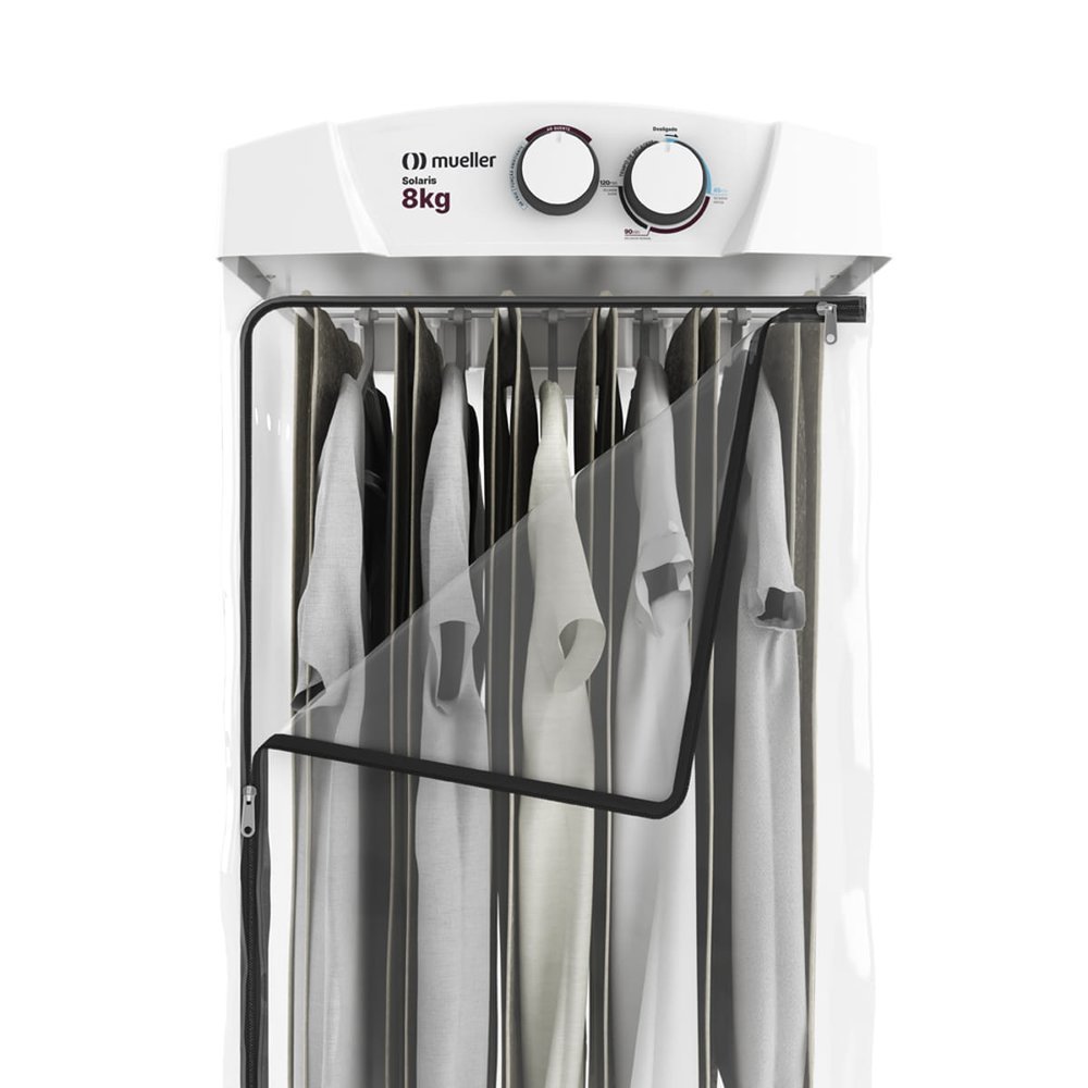 Secadora de Roupas Mueller de Parede 8kg Branca – 110v/220v