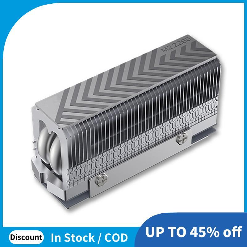M . 2 2280 NVMe SSD Dissipador De Calor Cooler Tubos Duplos Almofada Térmica De Alto Desempenho Para 2280 PC Computador
