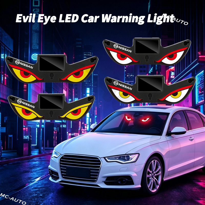 Nissan Luzes de aviso do automóvel LED Para Carro Com Olhos De Diabos Movidos De Nissan Kicks Frontier Versa Leaf