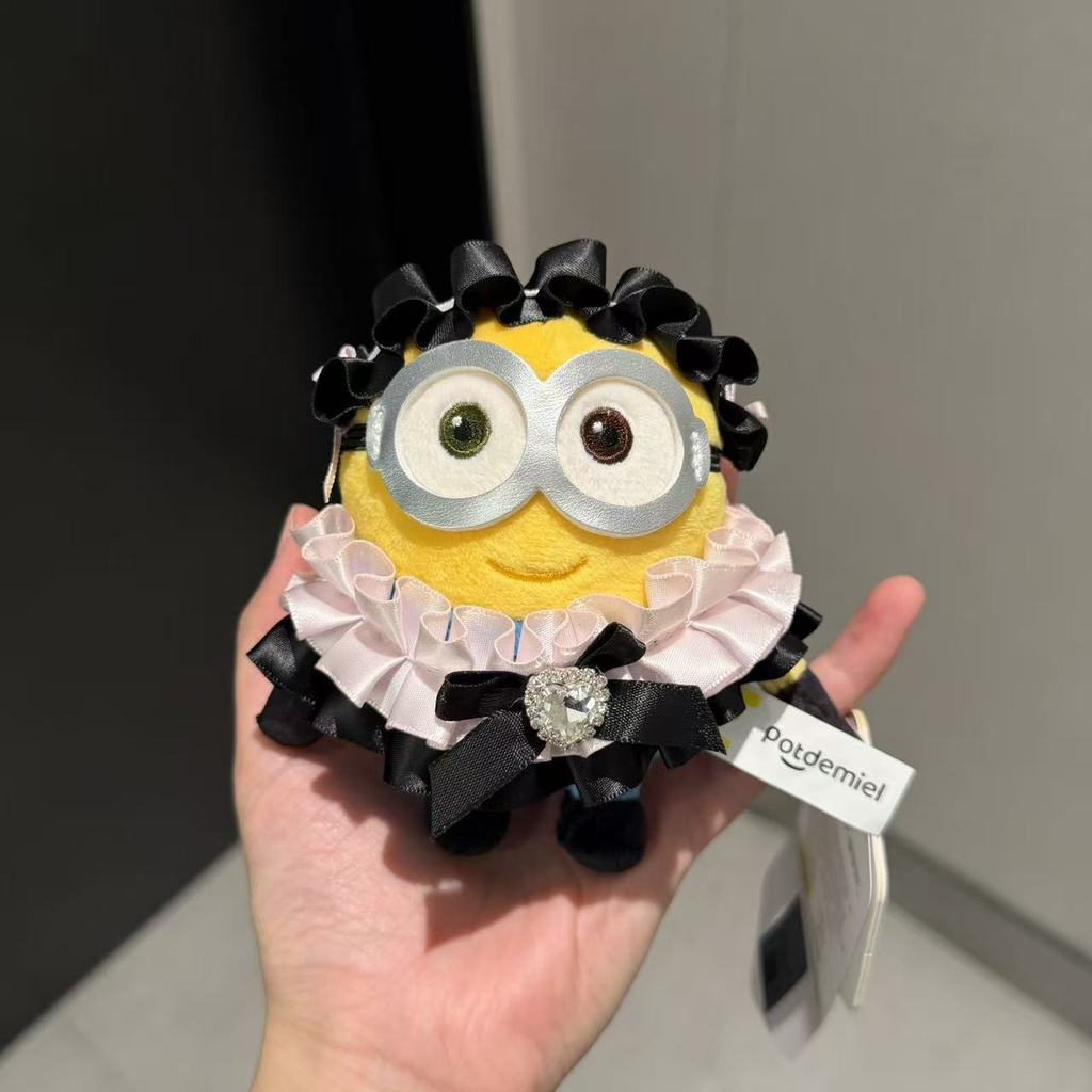 Banana Minion Saco Pingente Dos Desenhos Animados Boneca De Pelúcia Bonito Ornamento Chaveiro Troca Presente