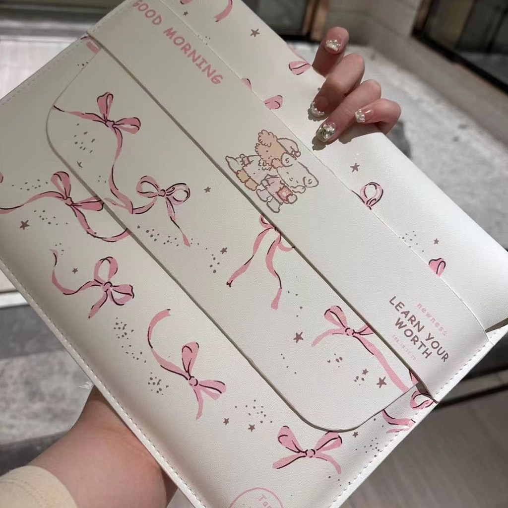 [Não magnético não machuca o telefone] Nicho Original MacBook Notebook Liner Bag Bolsa de computador fina e leve capa pr