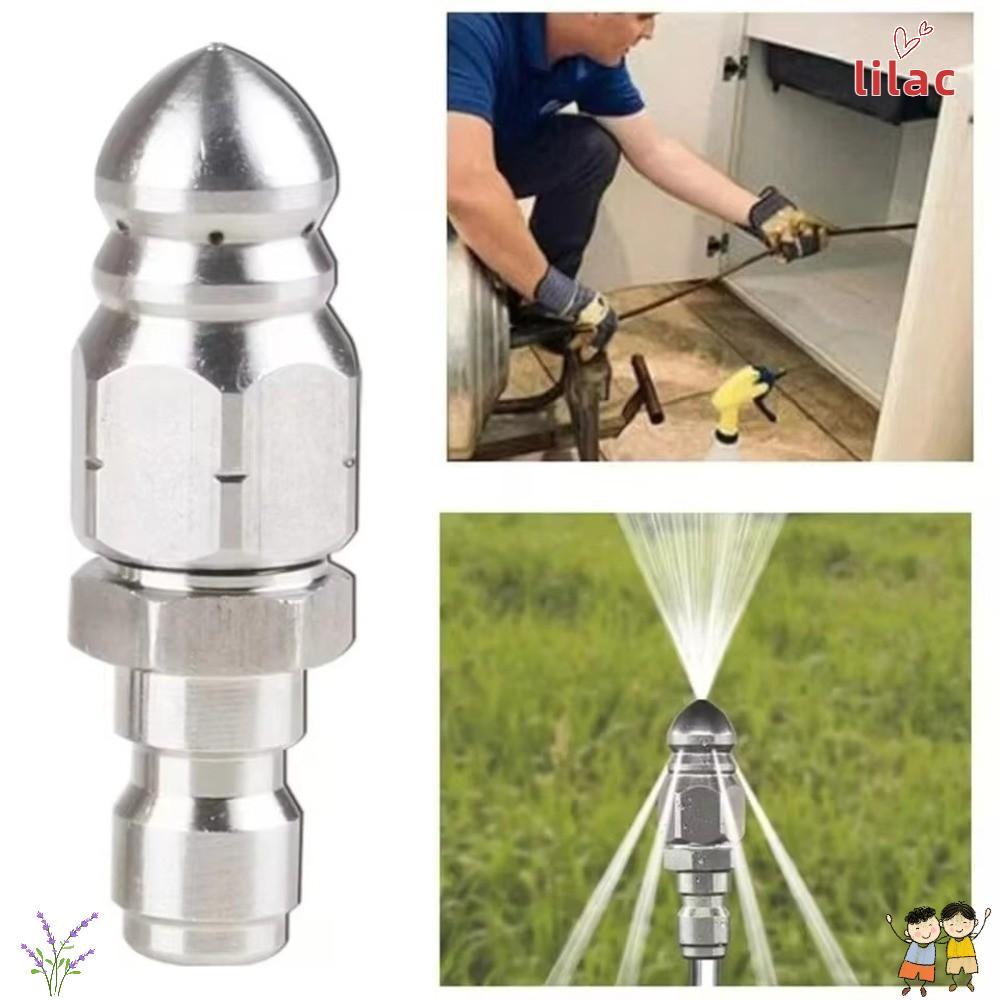 Bocal Do Pulverizador De Alta Pressão LILAC , Portátil Da Arruela De 5000psi Jato De Água Cabeça Rato