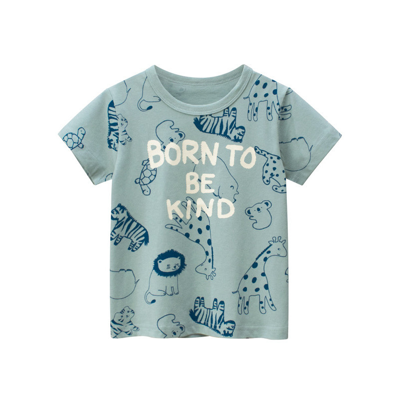 27 crianças marca puro algodão roupas infantis 2026 verão coreano crianças de manga curta camiseta menino bebê topo dos 