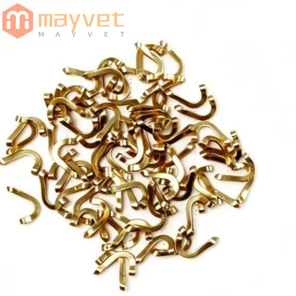 MAYVET 100 PCS Manilha De Pesca , Material De Cobre Easy Spin Spinner Clevis , Acessórios De Fabricação De Isca De Desig
