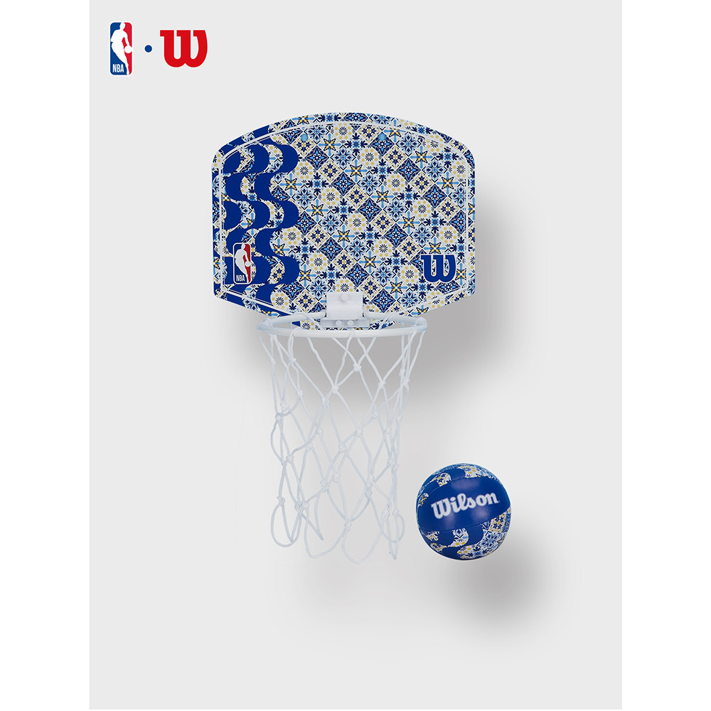 Wilson Wilson Oficial NBA Jogo Chinês Modelo Comemorativo Doméstico Portátil Pequeno Encosto com Pequeno Basquete