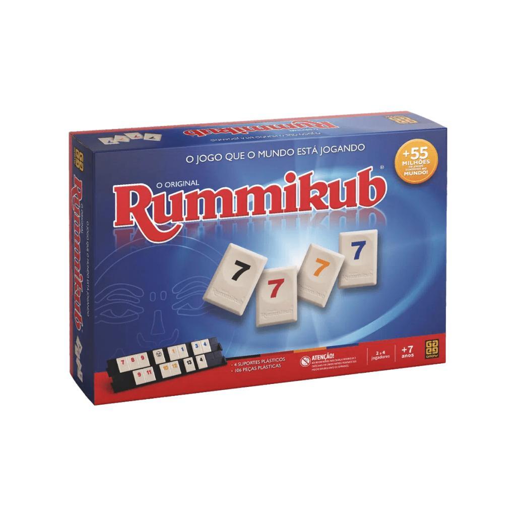 Rummikub Grow Jogo Mesa Estratégia Família Crianças