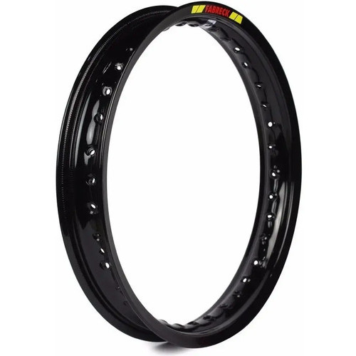 Aro Roda Calha Folha Jante Fabreck Traseira Moto Bros 150 2015 17x215 Aluminio Preto Brilhante