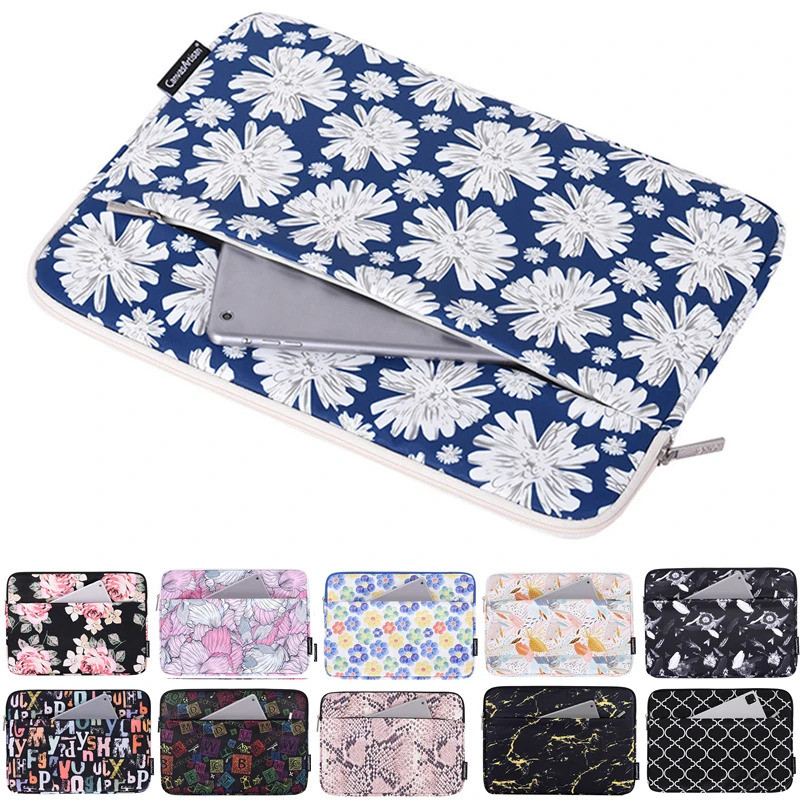 11 12 13 14 15.6 Polegada Bolsa Para Laptop Manga Caso Tablet Saco Proteger Notebook Capa Macbook Air Pro Lenovo HP Acer