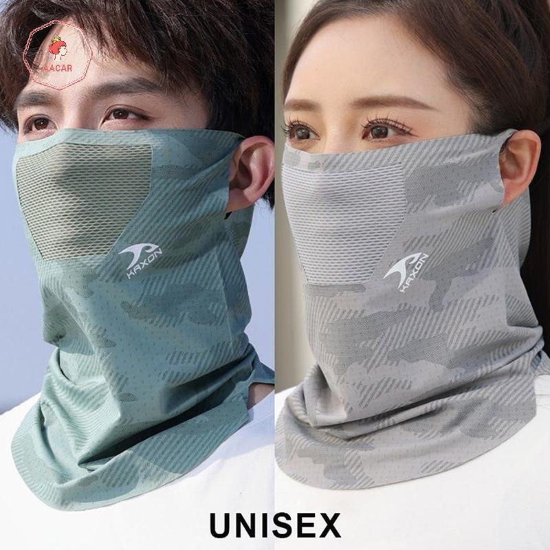 Máscara Facial AACAR Ne Gaiter Com Malha E Seda Gelada Para Proteção Solar Respirável Ao Ar Livre Nova
