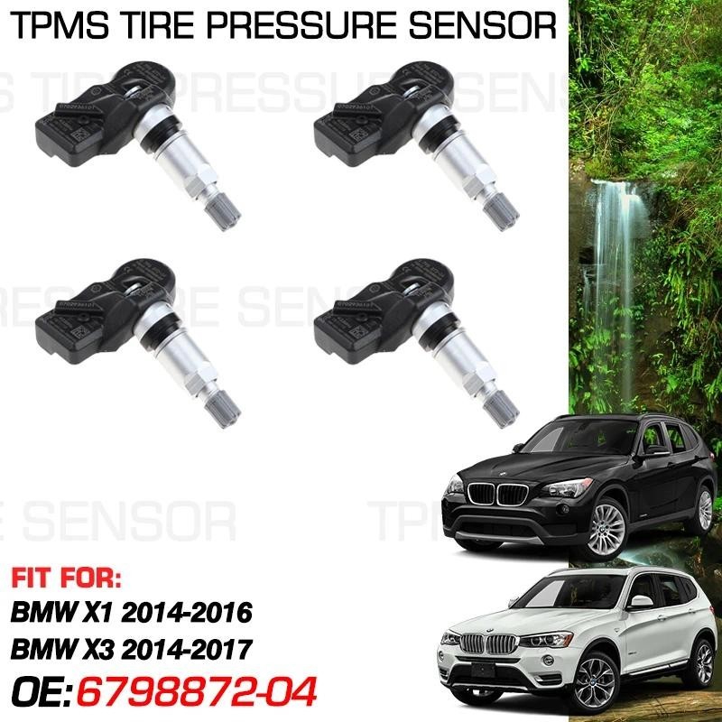 433MHz Para BMW X1 E84 2014 2015 2016 X3 F25 2014-2017 Acessórios Sensor De Monitoramento De Pressão Dos Pneus Do Carro