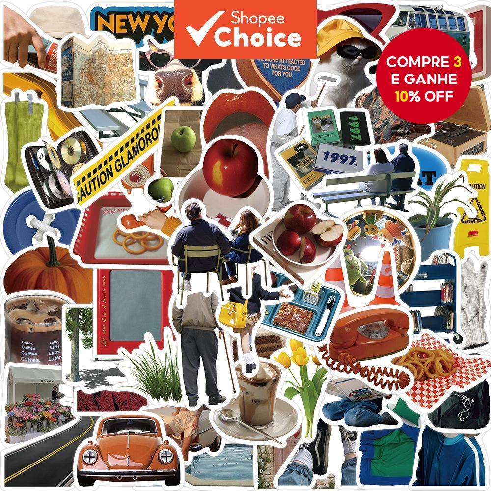 63 Peças De Adesivos Europeus De Arte De Rua-Decalques À Prova D'água Para Telefone , Laptop E Bagagem (Estilo Moderno I em Oferta na Shopee