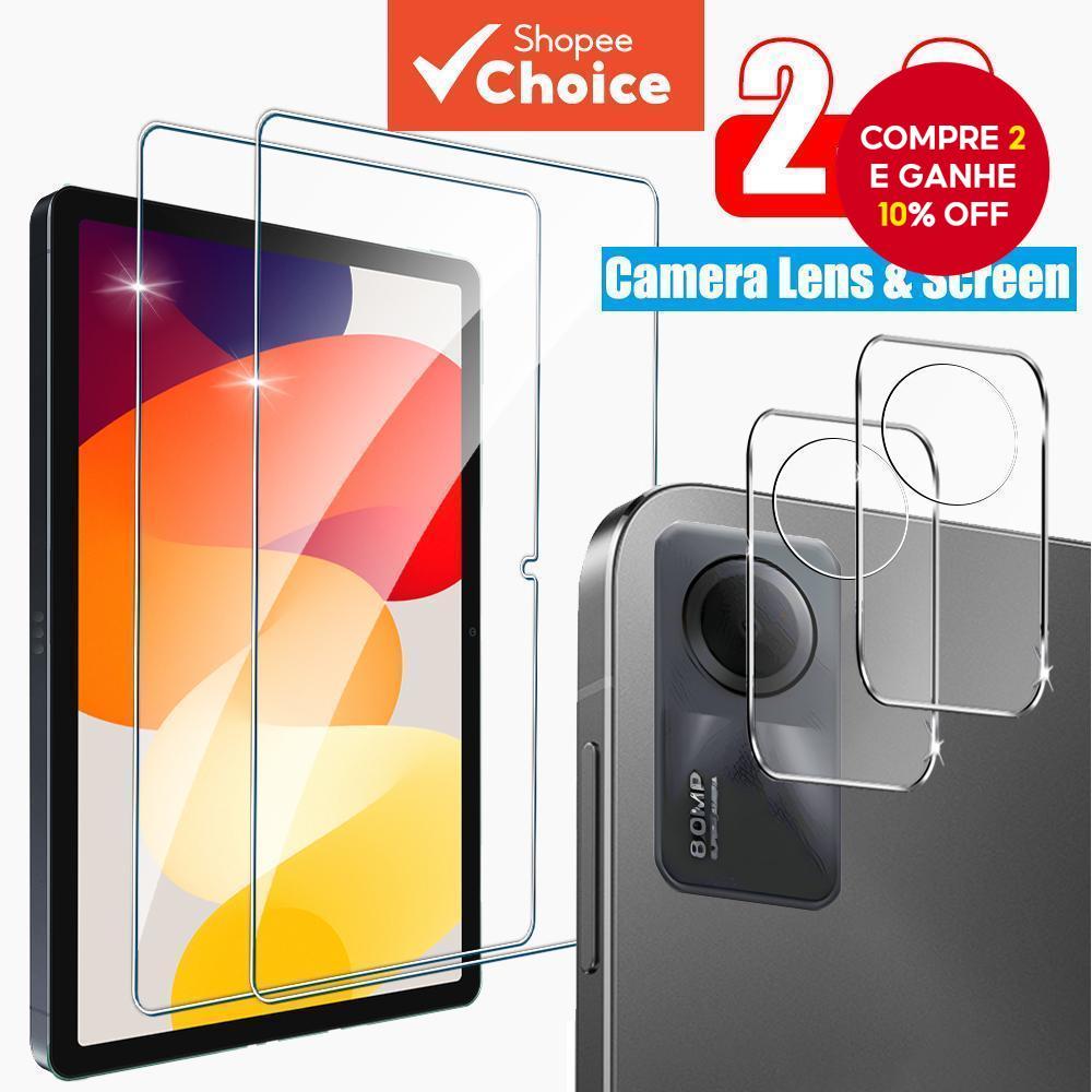 2pcs Protetor de Tela de Vidro Temperado 9D para Xiaomi Redmi Pad Se 11 polegadas 2023, Redmi Pad 2 2025, Película