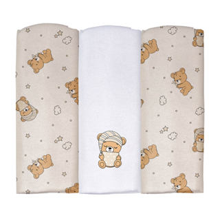 Cueiro Flanelado Estampado com Puff 50 cm x 80 cm Pixuxu em Oferta na Shopee