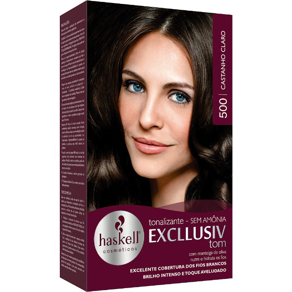 KIT TONALIZANTE 500 CASTANHO CLARO 40G em Oferta na Shopee