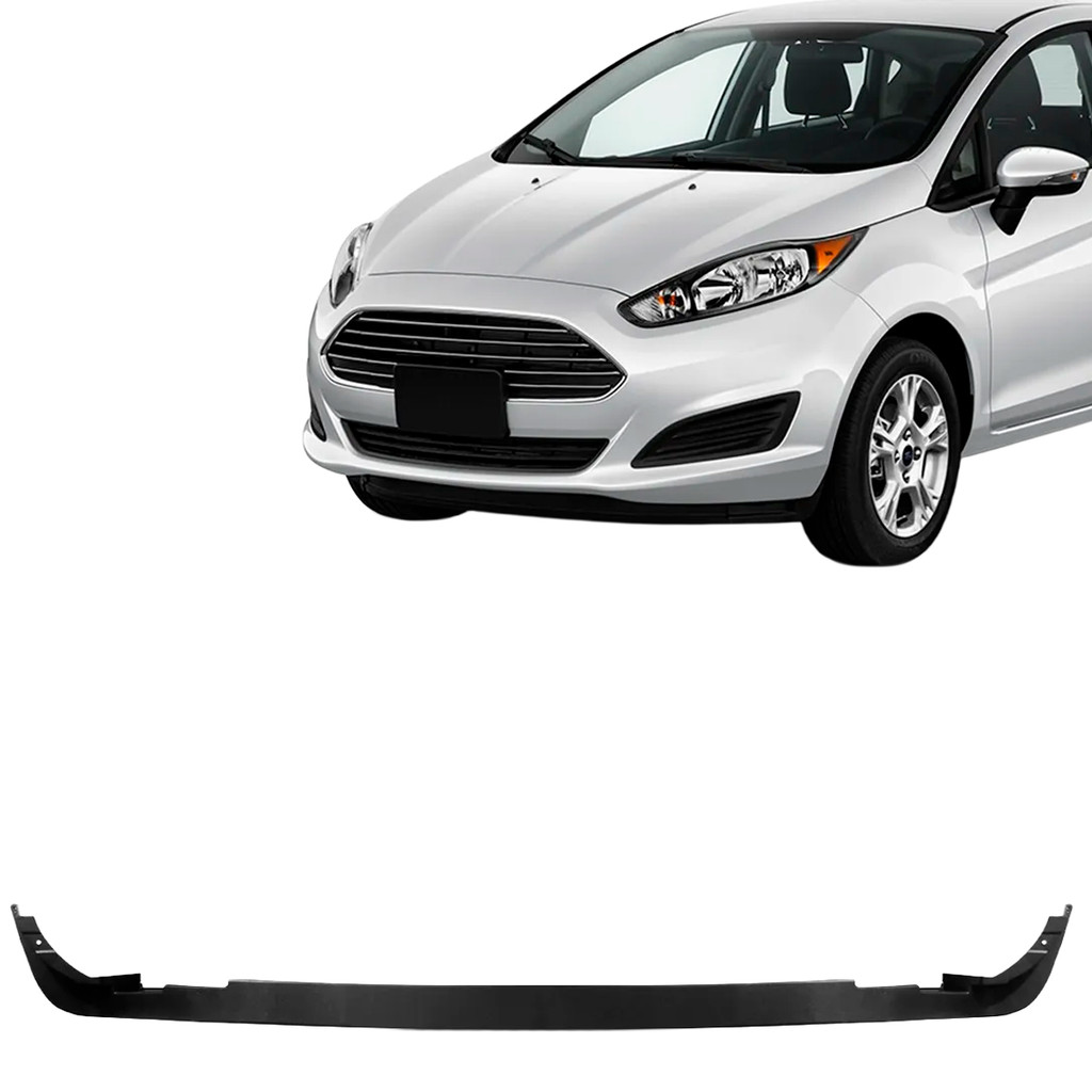 Spoiler Parachoque Dianteiro Fiesta Hatch 2013 2014 2015 2016 2017 Preto
