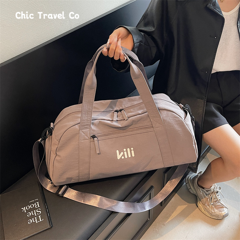 Novo saco de viagem Unisex lazer esportes moda Fitness esportes saco partição armazenamento grande capacidade portátil C