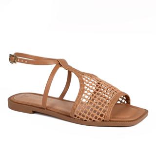 Sandália Tanara Rasteira Metalizada T8627 em Oferta na Shopee