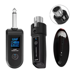 Kit Adaptador Xlr: 1 Transmissor E 1 Receptor De Microfone 2.4G Microfone Sem Fio Para Mixer Dinâmico PA Instrumentos