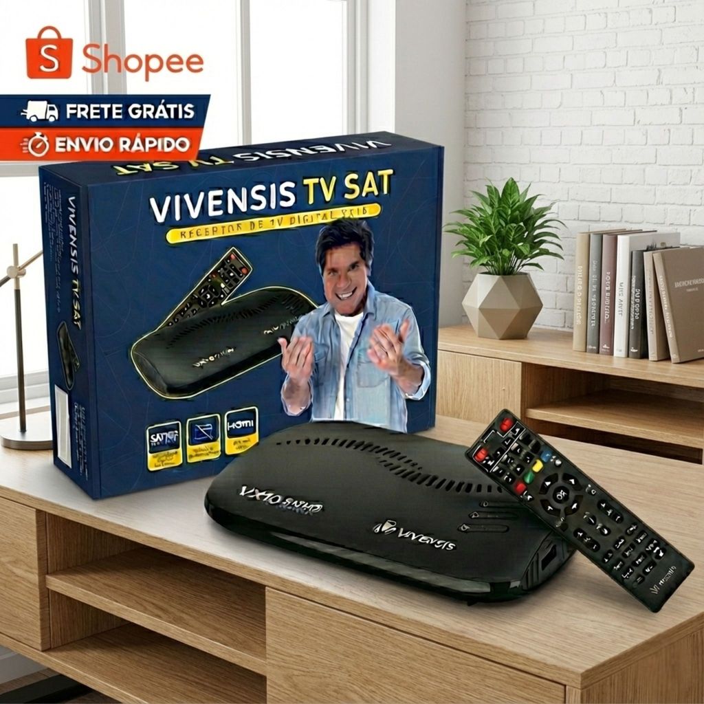 TV Satélite HD Receptor Digital Vivensis VX10