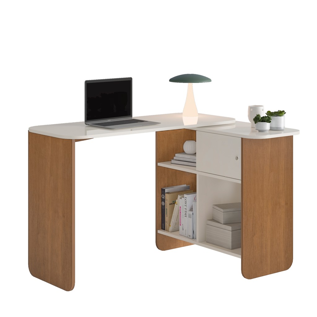 Escrivaninha Flexível Com Tampo Rotativo Nomad Artely