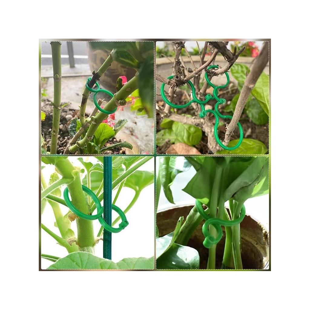 Escalada tomate pepino empacotado personagem fivela planta fixação fivela cabaça anel acessórios do jardim jardinagem pe