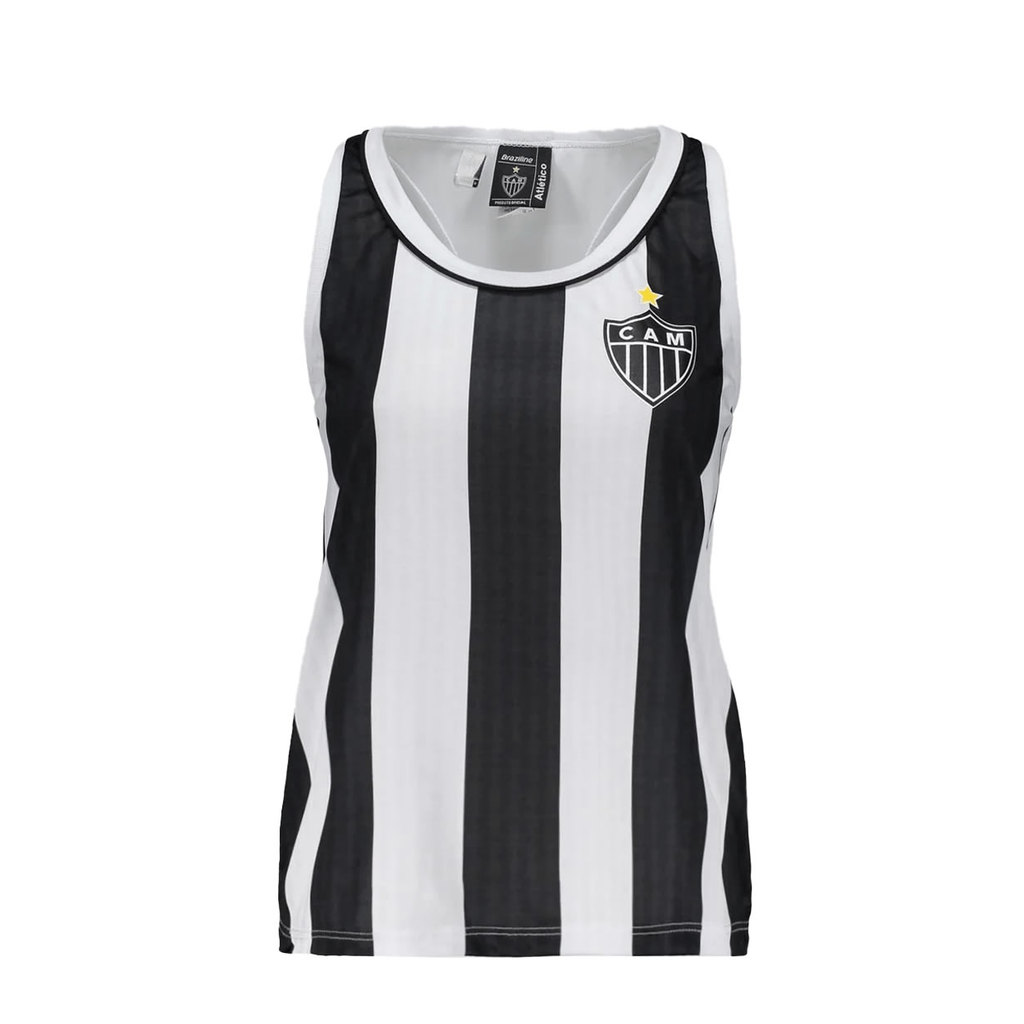 Regata Feminina Atlético Mineiro Camiseta Galo Oficial
