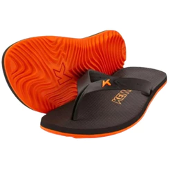 Sandália Kenner New Summer Pvc Preto/Laranja