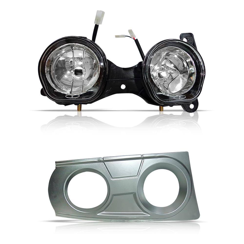 Farol de Milha Inferior Duplo Iveco Stralis 2008 Cursor 2009 com Moldura Lado Direito