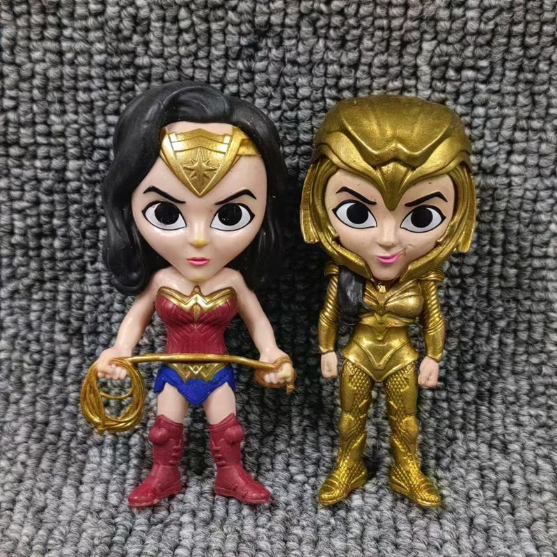 Boneco de Ação da Mulher Maravilha Guerreira Dourada DC Heroes - Presente de Aniversário