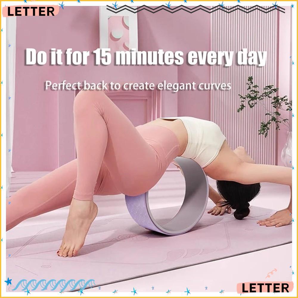 Roda De Yoga De Carta , Rolo De Treinamento Traseiro Multifuncional De Massagem Muscular , Ferramenta Círculo De Fitness