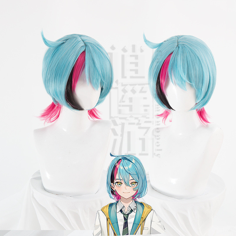 Xiaoyaoyou vtuber Virtual Idol Anchor Rainbow Club EN Fase 6 Kyo Kaneko cos Peruca Moda Novo Produto